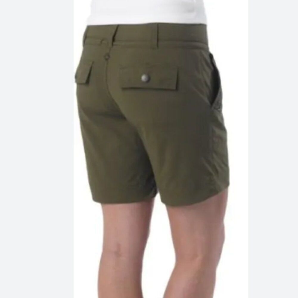 PRANA Nora Bermuda Shorts Green Size 14